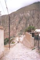 Inclined streets at Iruya